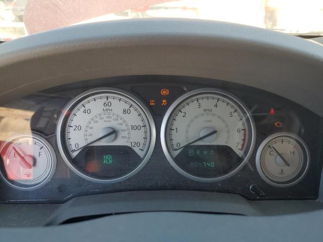 2A8HR54PX8R684496 - 2008 CHRYSLER TOWN & COU TOURING RED photo 9