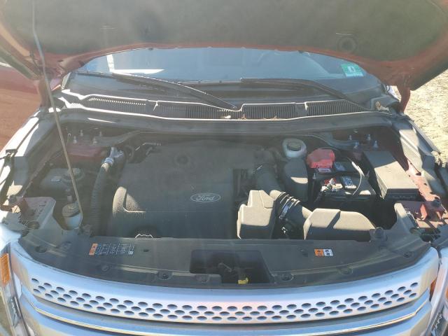 1FM5K8D89FGA24050 - 2015 FORD EXPLORER XLT მუქწითელი ფოტო 12