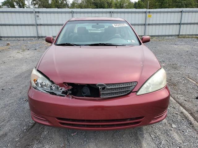 4T1BE30K32U024054 - 2002 TOYOTA CAMRY LE 红色 照片 5