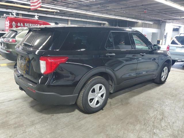 1FM5K8AB4MGA42288 - 2021 FORD EXPLORER POLICE INTERCEPTOR BLACK photo 3