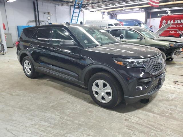 1FM5K8AB4MGA42288 - 2021 FORD EXPLORER POLICE INTERCEPTOR BLACK photo 4