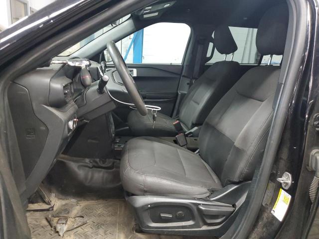 1FM5K8AB4MGA42288 - 2021 FORD EXPLORER POLICE INTERCEPTOR BLACK photo 7