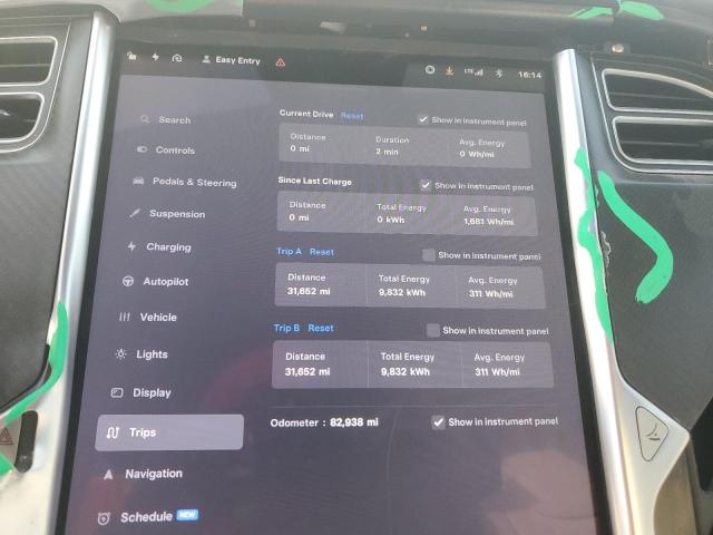 5YJSA1E17HF221458 - 2017 TESLA MODEL S WHITE photo 9