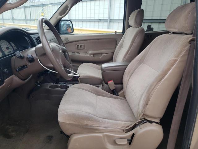 5TEGN92N62Z049333 - 2002 TOYOTA TACOMA DOUBLE CAB PRERUNNER GOLD photo 7