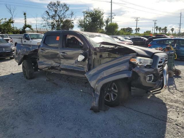 5TFGZ5AN8JX132122 - 2018 TOYOTA TACOMA DOUBLE CAB GRAY photo 4