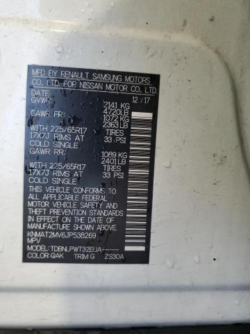 KNMAT2MV6JP538269 - 2018 NISSAN ROGUE S Ağ foto 13