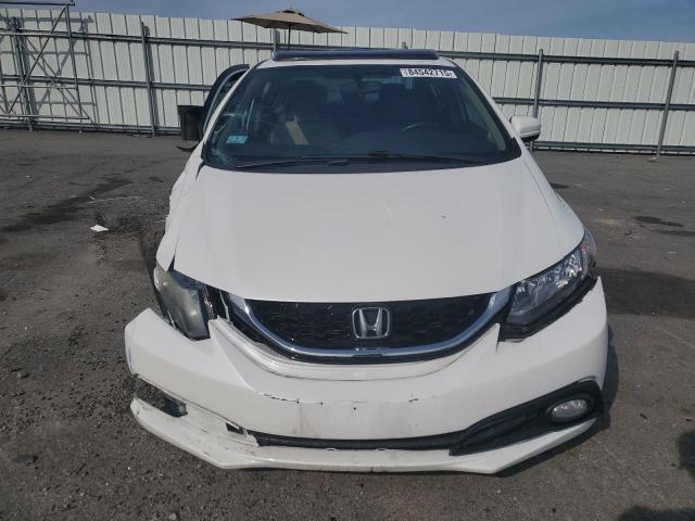19XFB2F94FE288773 - 2015 HONDA CIVIC EXL WHITE photo 5