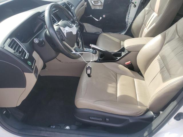 19XFB2F94FE288773 - 2015 HONDA CIVIC EXL WHITE photo 7