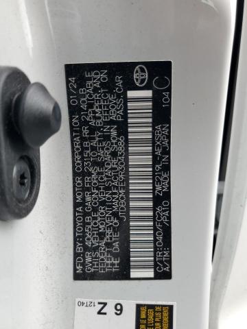 JTDBCMFE9R3043886 - 2024 TOYOTA COROLLA LE Ağ foto 12