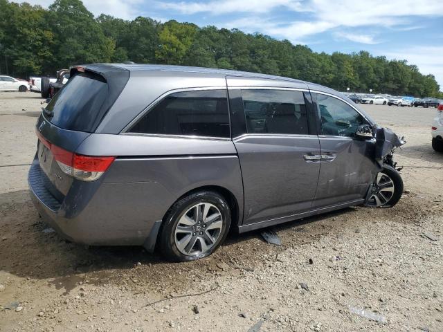 5FNRL5H9XFB119778 - 2015 HONDA ODYSSEY TOURING GRAY photo 3