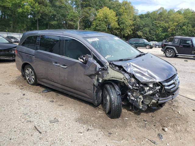 5FNRL5H9XFB119778 - 2015 HONDA ODYSSEY TOURING GRAY photo 4