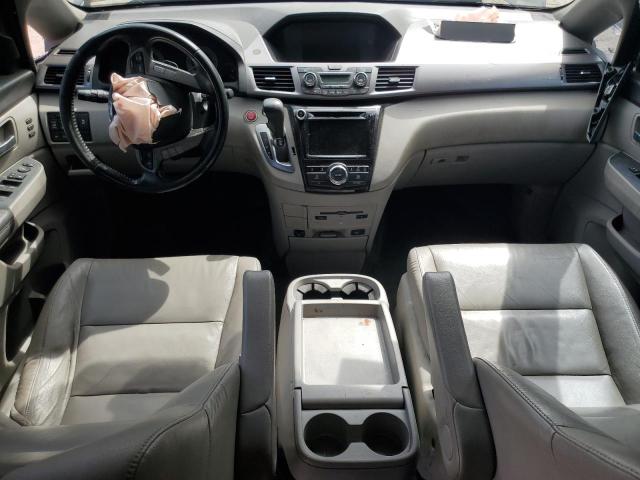 5FNRL5H9XFB119778 - 2015 HONDA ODYSSEY TOURING GRAY photo 8