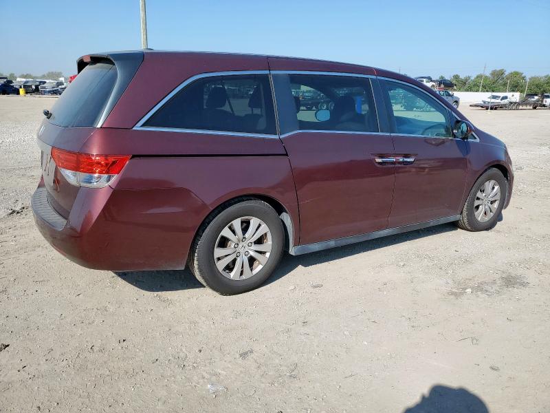 5FNRL5H62GB126909 - 2016 HONDA ODYSSEY EXL BURGUNDY photo 3