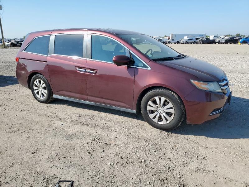 5FNRL5H62GB126909 - 2016 HONDA ODYSSEY EXL BURGUNDY photo 4