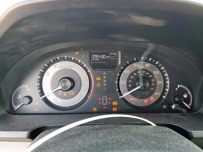 5FNRL5H62GB126909 - 2016 HONDA ODYSSEY EXL BURGUNDY photo 9