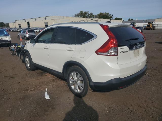 5J6RM4H70EL075835 - 2014 HONDA CR-V EXL WHITE photo 2