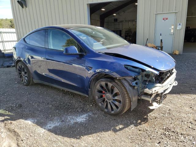 7SAYGDEF1PF600317 - 2023 TESLA MODEL Y Mavi fotoğraf 4