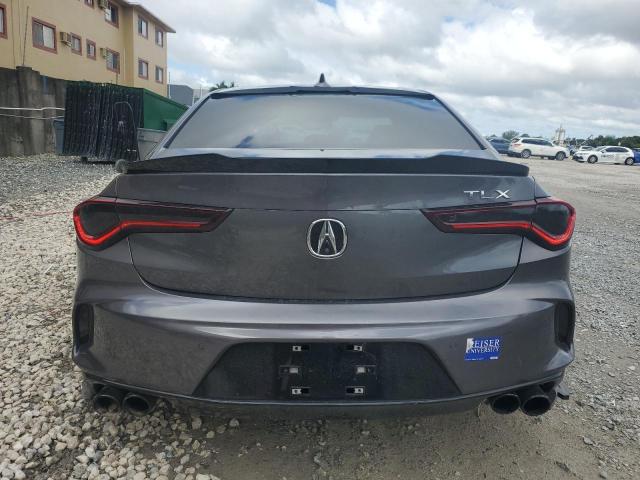19UUB6F54NA002001 - 2022 ACURA TLX TECH A GRAY photo 6