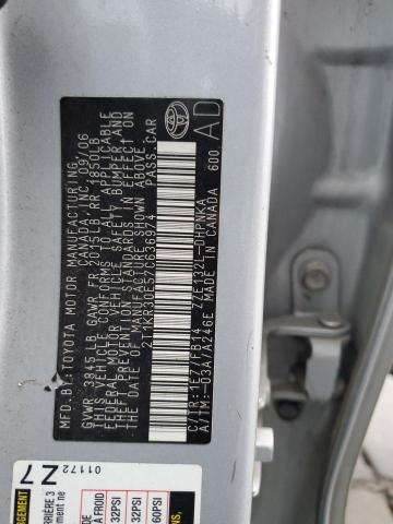 2T1KR30E57C636974 - 2007 TOYOTA COROLLA MA XR SILVER photo 13