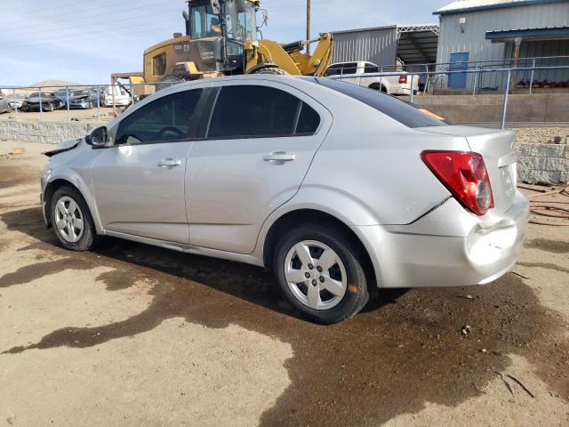 1G1JA5SH7D4241014 - 2013 CHEVROLET SONIC LS SILVER photo 2