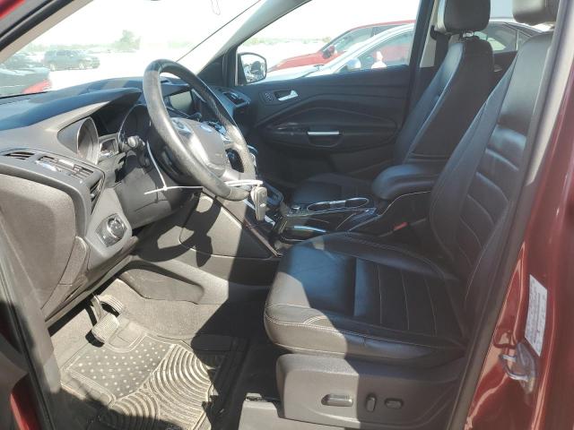 1FMCU0JX4EUD23752 - 2014 FORD ESCAPE TITANIUM BURGUNDY photo 7
