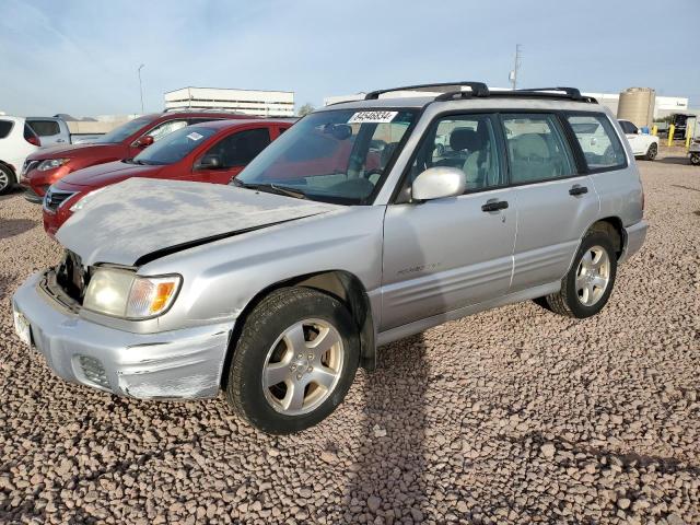 JF1SF65622H716772 - 2002 SUBARU FORESTER S SILVER photo 1
