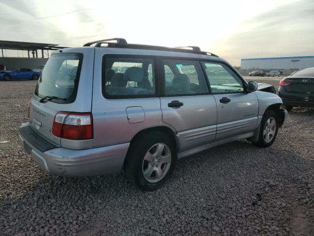 JF1SF65622H716772 - 2002 SUBARU FORESTER S SILVER photo 3