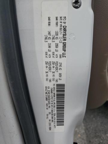 2C4RC1BG4ER216476 - 2014 CHRYSLER TOWN & COU TOURING WHITE photo 13