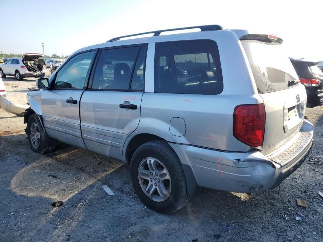 2HKYF18524H552566 - 2004 HONDA PILOT EXL ვერცხლისფერი ფოტო 2