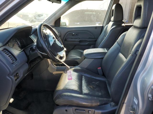 2HKYF18524H552566 - 2004 HONDA PILOT EXL ვერცხლისფერი ფოტო 7