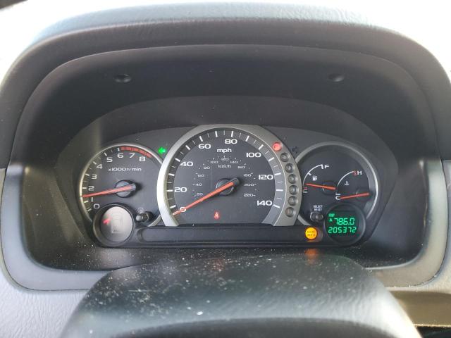 2HKYF18524H552566 - 2004 HONDA PILOT EXL ვერცხლისფერი ფოტო 9