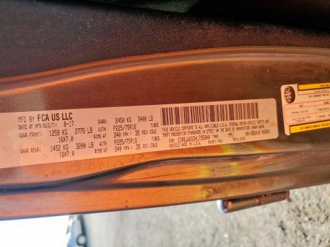 1C4BJWKG3HL735844 - 2017 JEEP WRANGLER U SPORT رمادي صورة 13