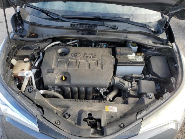 JTNKHMBX6J1005133 - 2018 TOYOTA C-HR XLE Gris photo 12