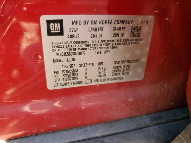 KL4CJESB9KB790177 - 2019 BUICK ENCORE PREFERRED Rot Foto 14