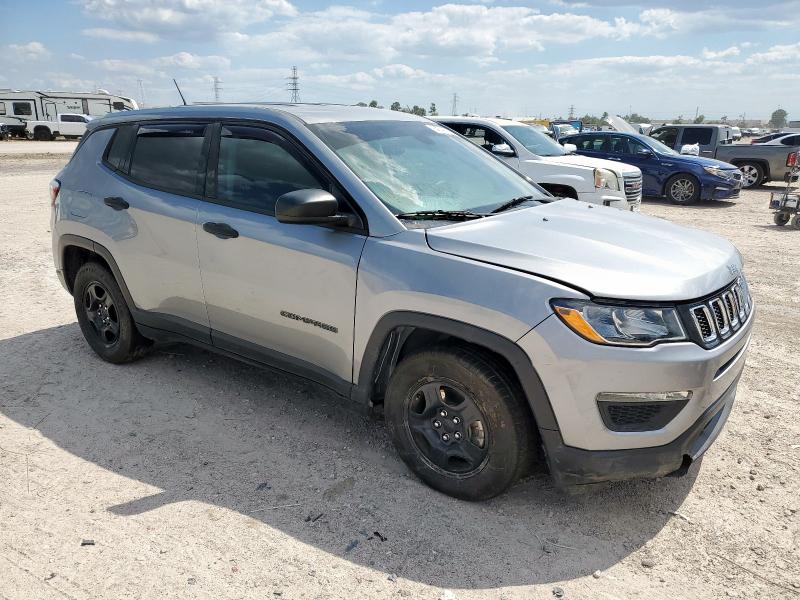 3C4NJCAB3MT514602 - 2021 JEEP COMPASS SPORT SILVER photo 4