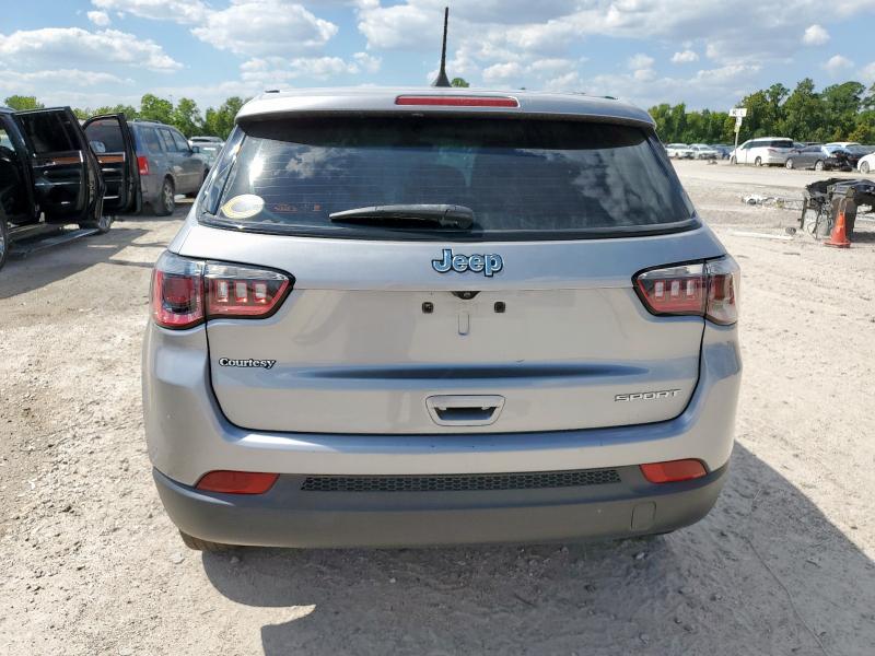 3C4NJCAB3MT514602 - 2021 JEEP COMPASS SPORT SILVER photo 6