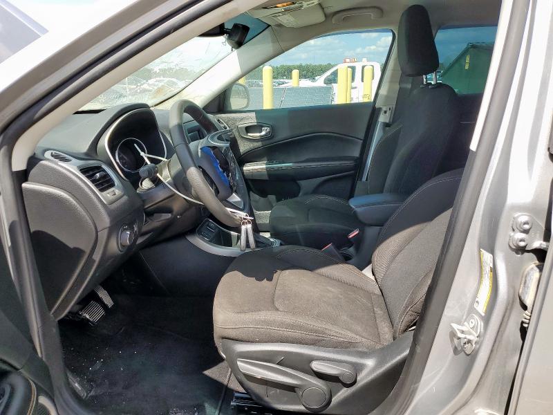 3C4NJCAB3MT514602 - 2021 JEEP COMPASS SPORT SILVER photo 7