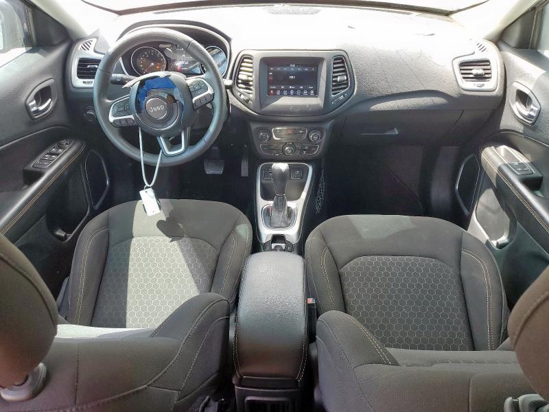 3C4NJCAB3MT514602 - 2021 JEEP COMPASS SPORT SILVER photo 8