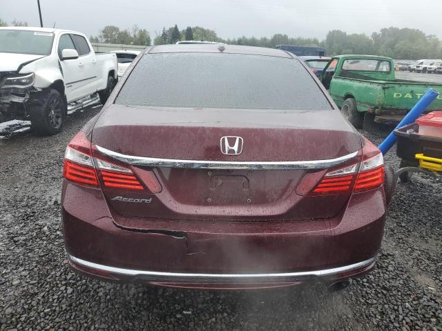 1HGCR2F79GA153193 - 2016 HONDA ACCORD EX MAROON photo 6