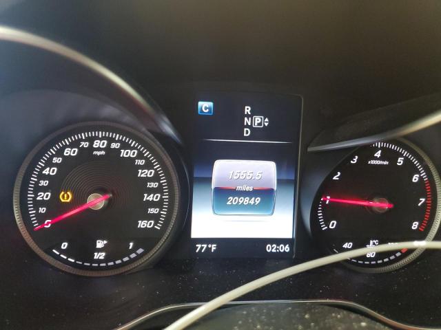 55SWF4KB6FU082341 - 2015 MERCEDES-BENZ C 300 4MATIC WHITE photo 9