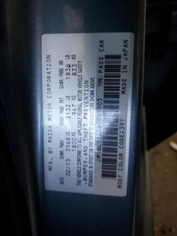 JM1BL1TG5D1795903 - 2013 MAZDA 3 I 青色 照片 12