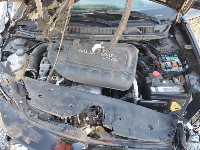 1C3CDFBB4GD608095 - 2016 DODGE DART SXT შავი ფოტო 11