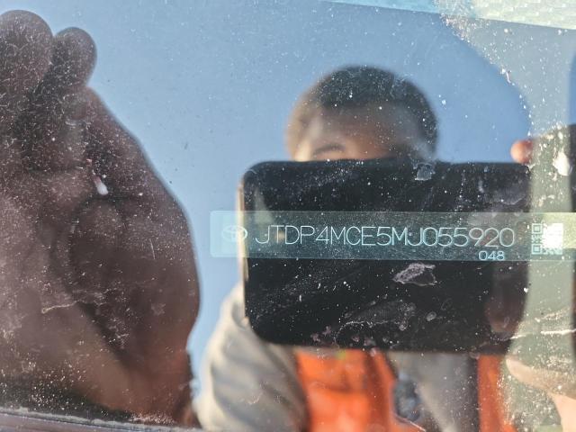 JTDP4MCE5MJ055920 - 2021 TOYOTA COROLLA SE WHITE photo 12