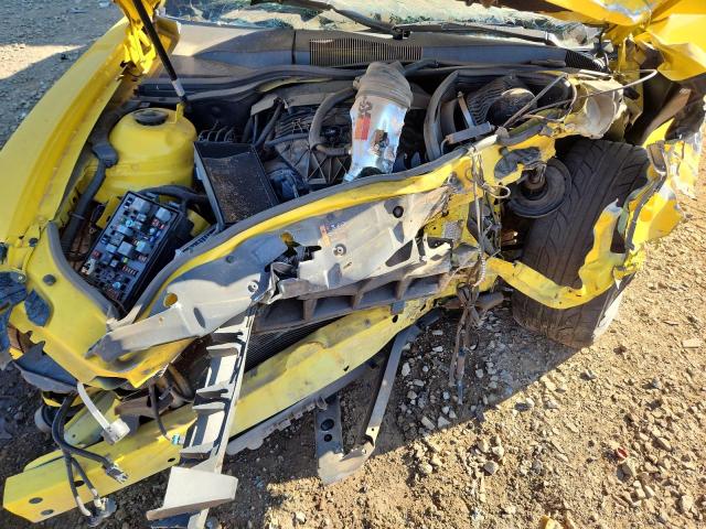 2G1FC1E37C9203884 - 2012 CHEVROLET CAMARO LT YELLOW photo 11