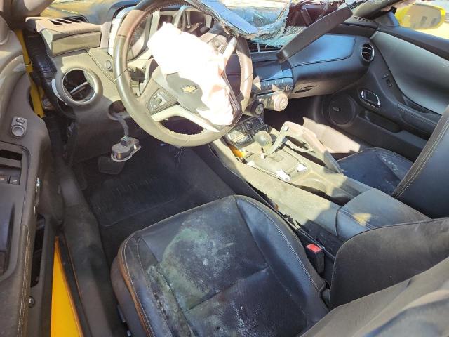 2G1FC1E37C9203884 - 2012 CHEVROLET CAMARO LT YELLOW photo 8