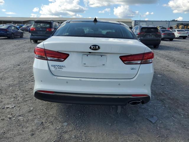 5XXGU4L34GG070562 - 2016 KIA OPTIMA EX WHITE photo 6