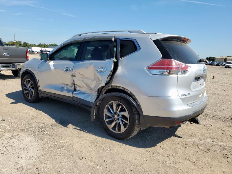 5N1AT2MT0EC782037 - 2014 NISSAN ROGUE S SILVER photo 2