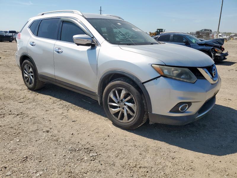5N1AT2MT0EC782037 - 2014 NISSAN ROGUE S SILVER photo 4