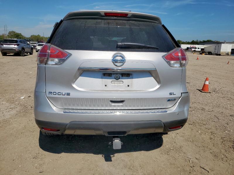 5N1AT2MT0EC782037 - 2014 NISSAN ROGUE S SILVER photo 6