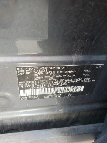 JTEAAAAH9MJ019413 - 2021 TOYOTA VENZA LE გრაფიტი ფოტო 13